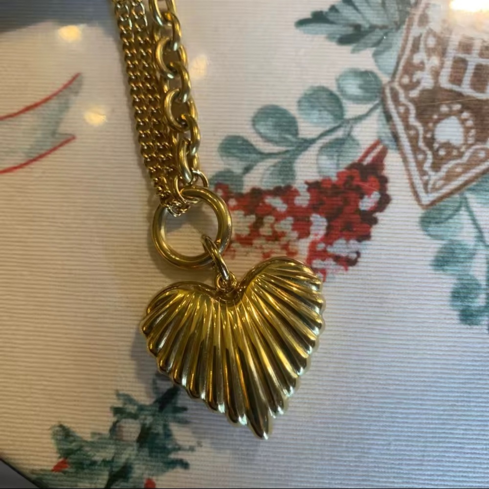 Pearl Flower Heart Series Pendants Stainless Steel Waterproof - Picture 12 of 12